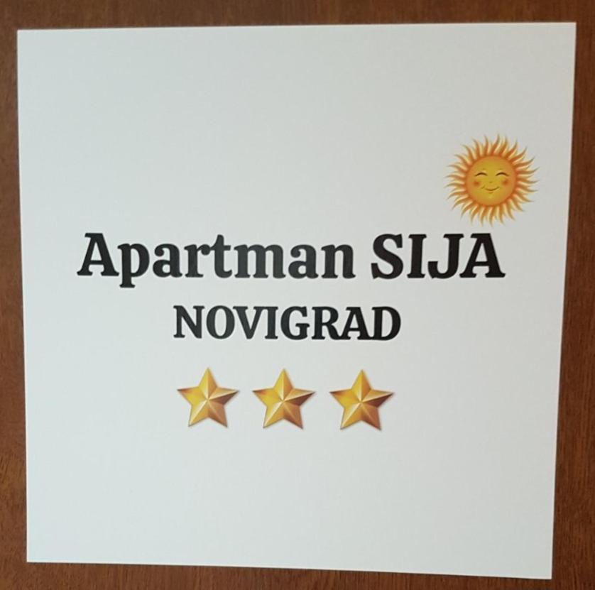 Apartman Sija Novigrad Novigrad Istria 外观 照片
